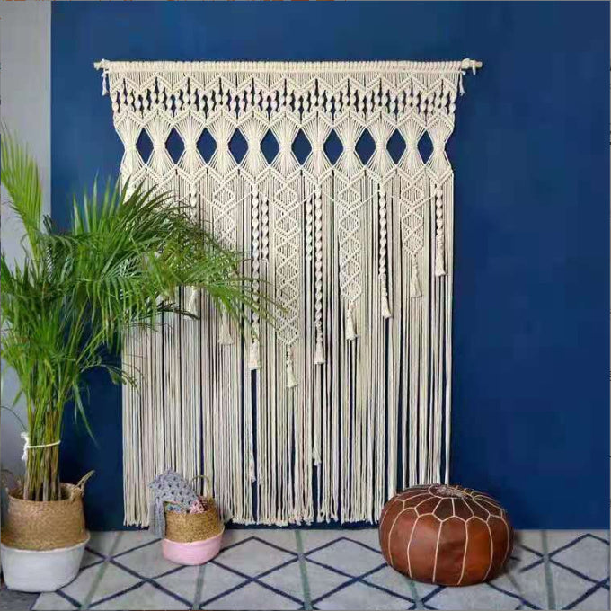 Perforated Nordic Woven Shading Light Tassel Partition Curta | Other