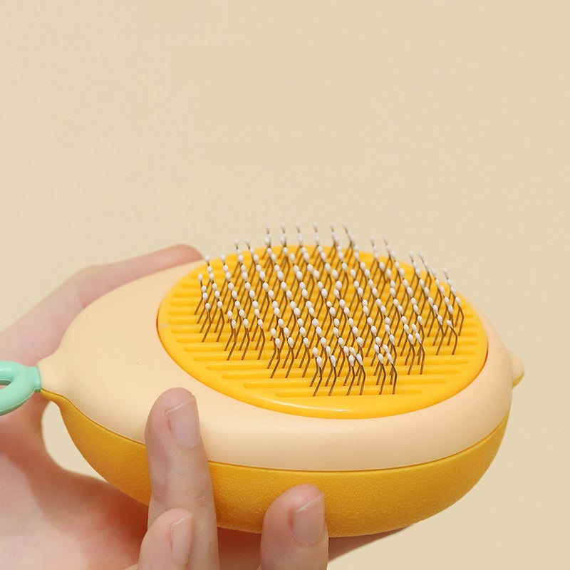 Creative Cat Grooming Comb Portable Massage Brush One-button | Other