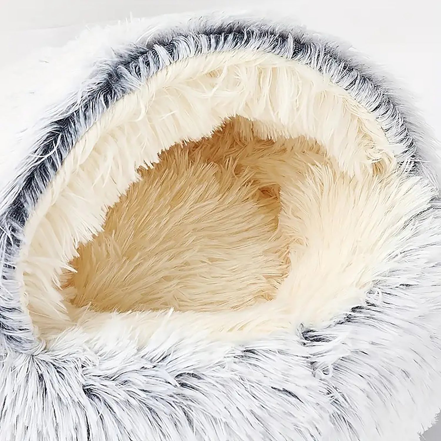 Luxurious Plush Round Cat Bed Cat Bed Round Soft Plush Burro | Other