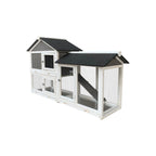 Detachable Pallet Ramp Wooden Outdoor Rabbit Hutch With Walk | Other