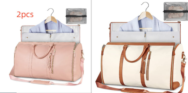 Large Capacity Travel Duffle Bag Women's Handbag Folding Sui | Luggage & Bags