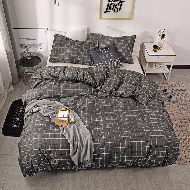 Printed Four-piece Eyelashes Foreign Trade Size Bedding Prod | Other