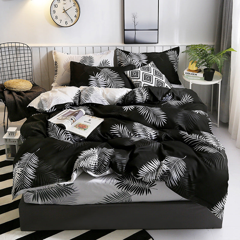 Printed Four-piece Eyelashes Foreign Trade Size Bedding Prod | Other