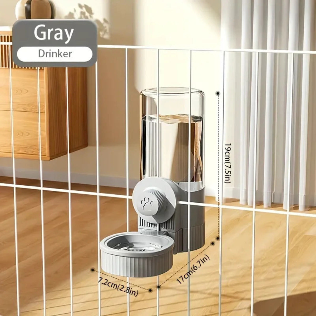 1.2l Automatic Pet Feeder Cage Hanging Bowl, Suitable For Sm | Other