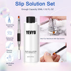 6 Pcs Polygel Nail Kits With Uv Light, Sliding Solution, Top | Other