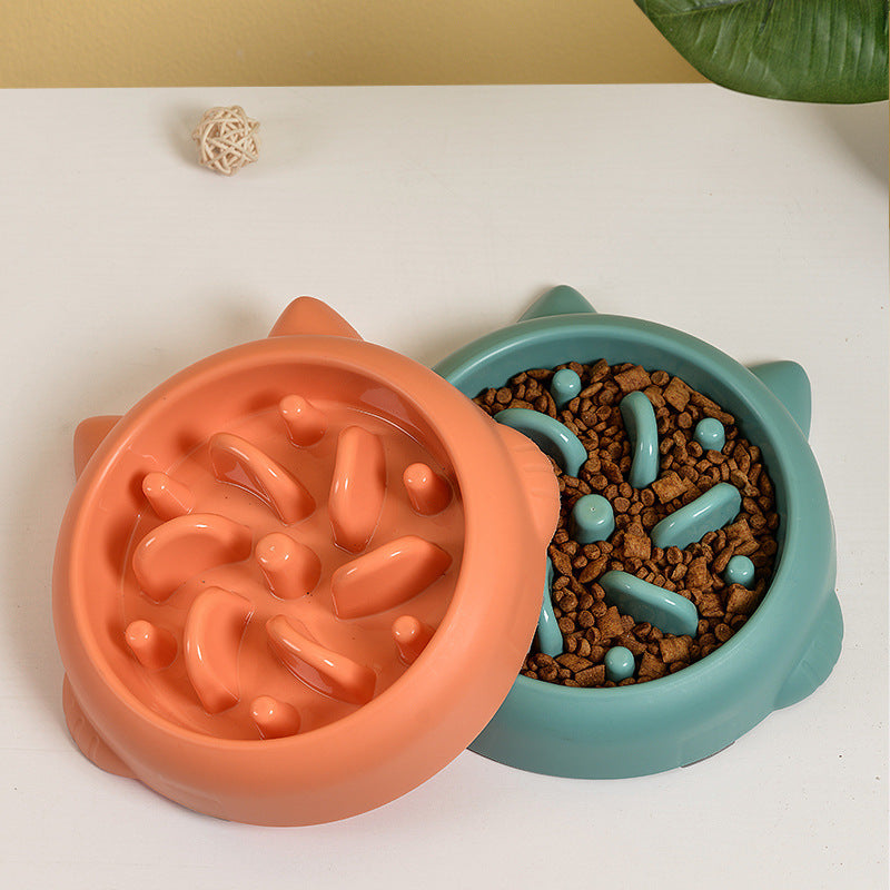 Pet Dog Cat Slow Feeder Bowls Anti Choking Slow Feeder Dish | Other