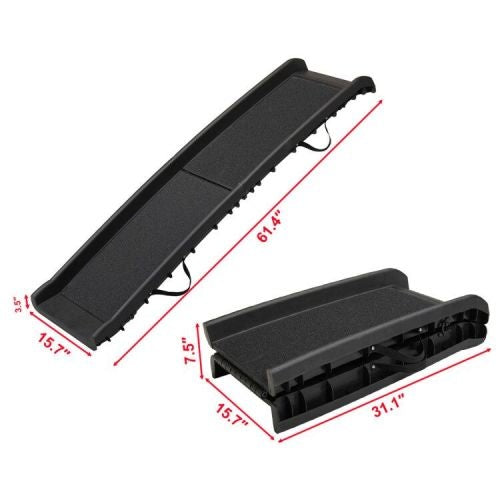 Portable Foldable Pet Ramp Ladder For Dirt Bike Truck - Blac | Other
