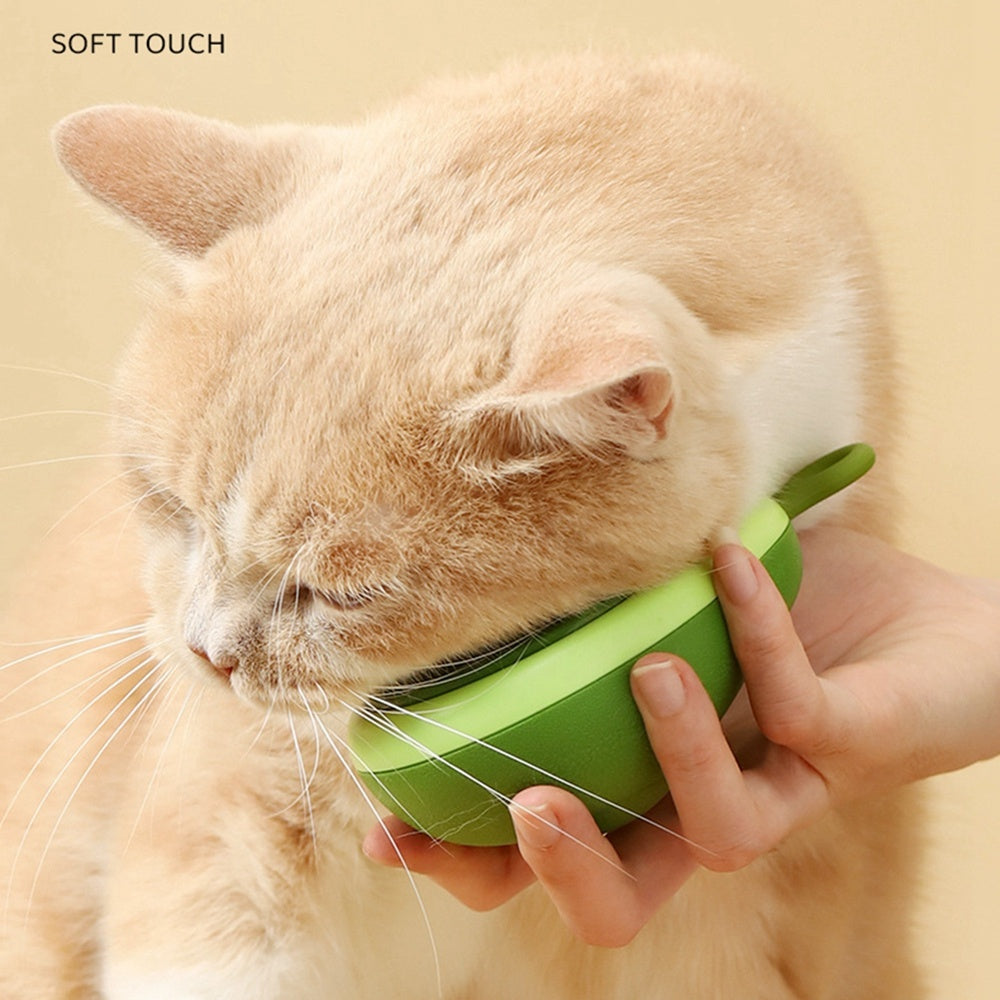 Creative Cat Grooming Comb Portable Massage Brush One-button | Other