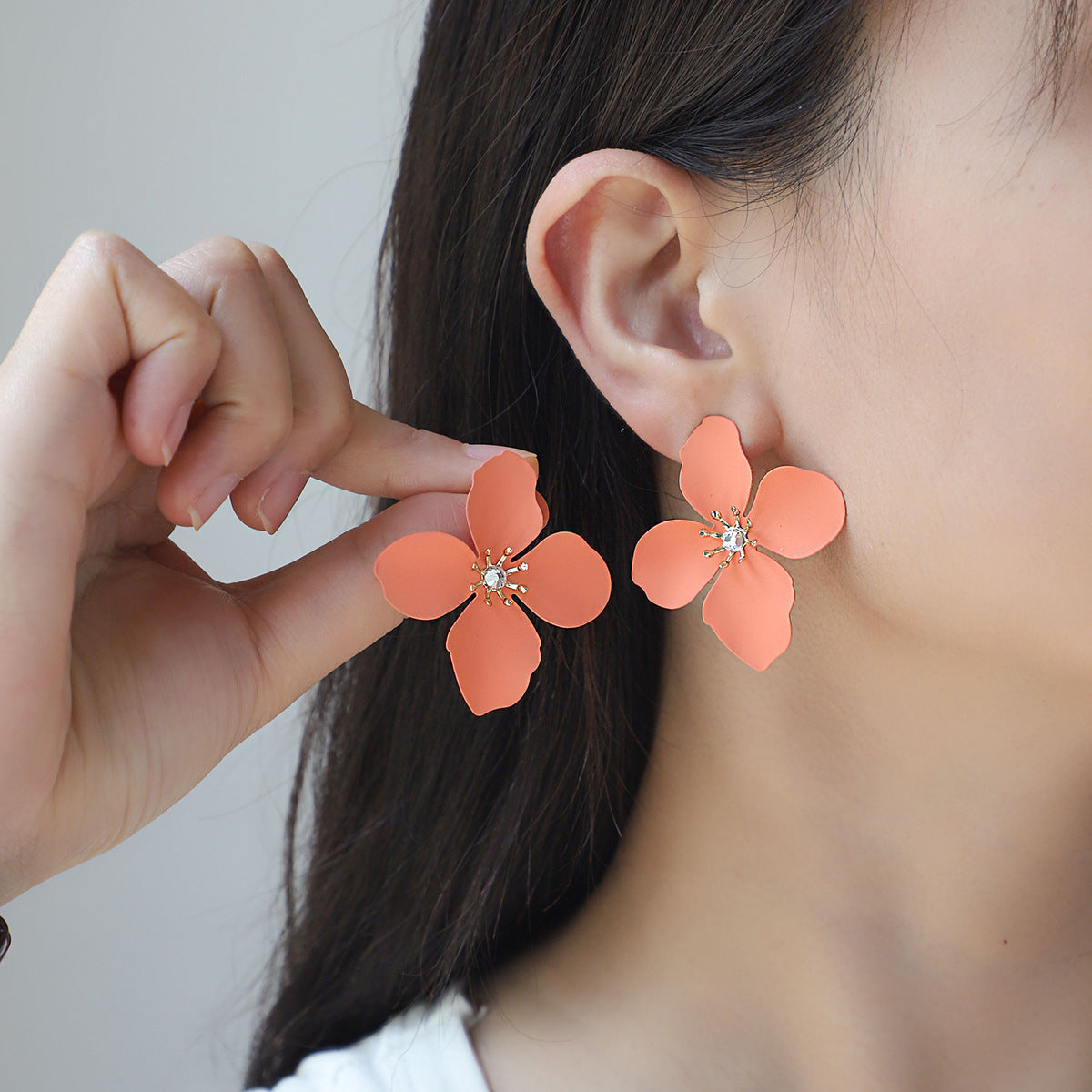 Colorful Flower Stud Earrings European And American Summer H | Jewelry & Accessories