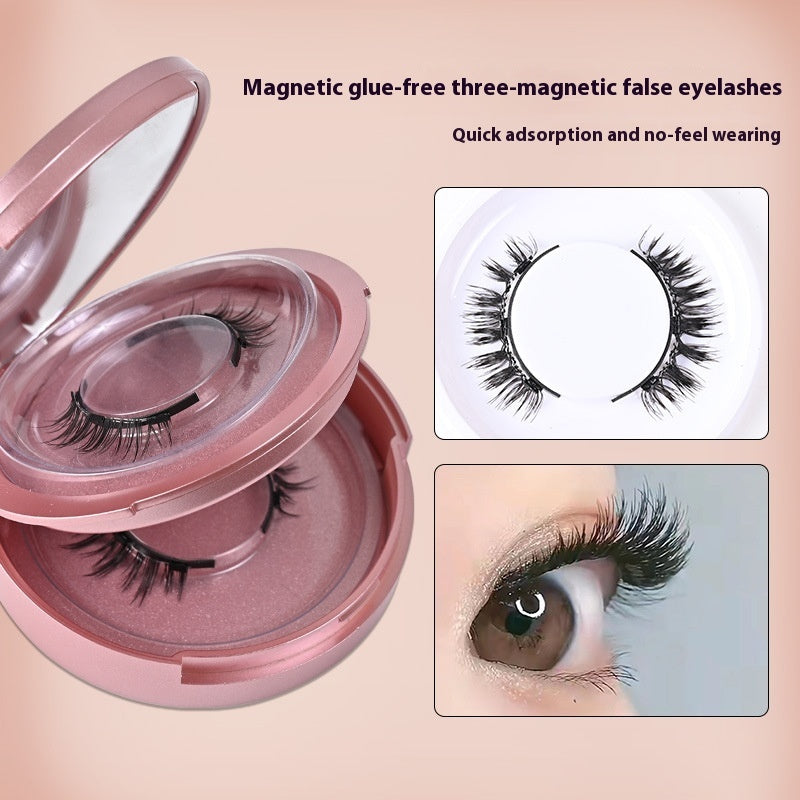 Magnetic Glue-free Three False Eyelashes Suit Collection Use | Other