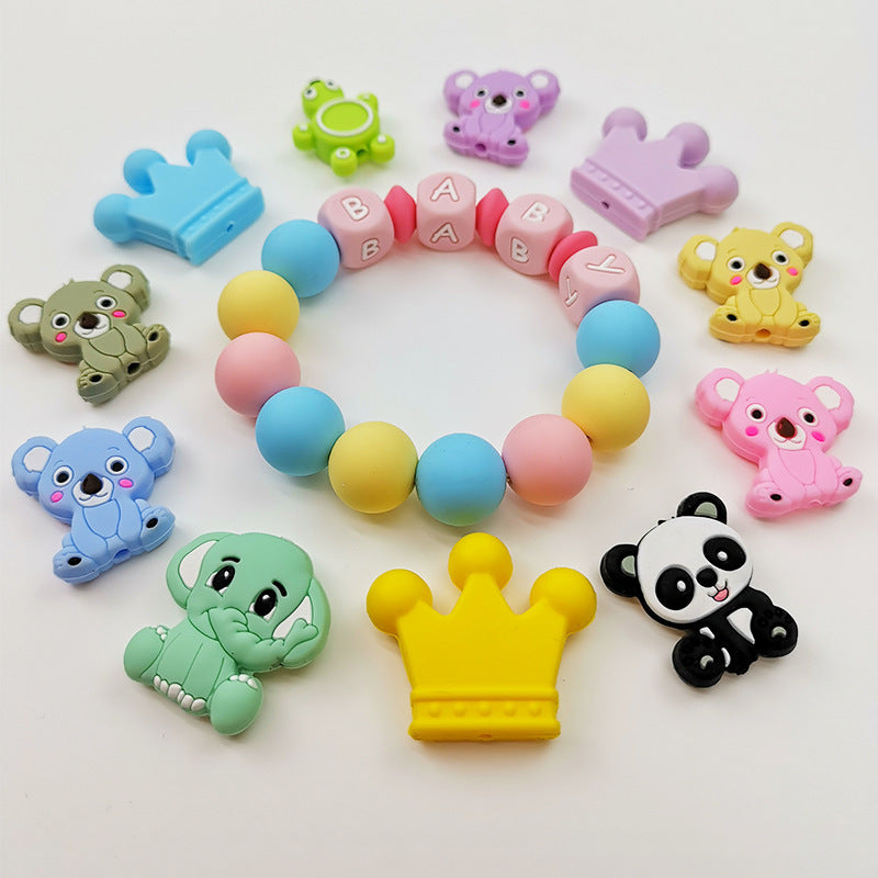 Adorable Baby Silicone Dental Gel Diy Pacifier Chain Accessories | Electronic Learning Toys