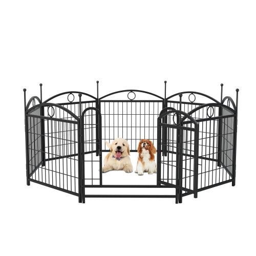 Dog Playpen Indoor 24 Inch 8 Panel Metal Dog Playpen | Other