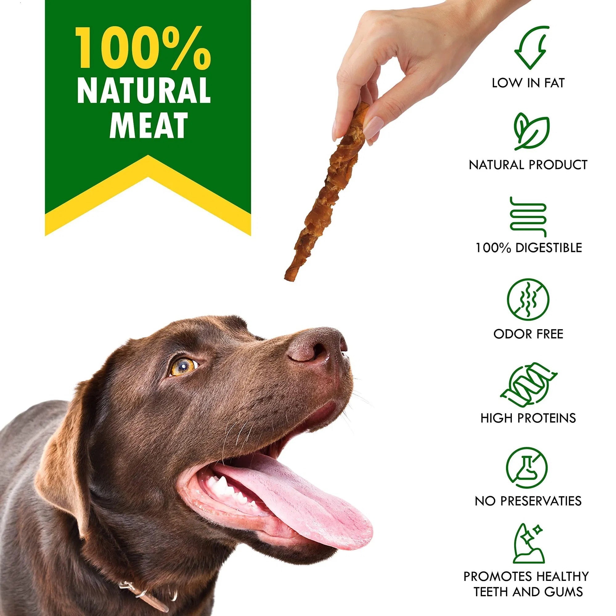 Dog Smoked Rawhide Sticks Wrapped Chicken Pet Natural Chew T | Other