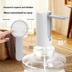Wireless Electric Water Dispenser – LED Screen, Foldable Pump for Bottled & Mineral Water