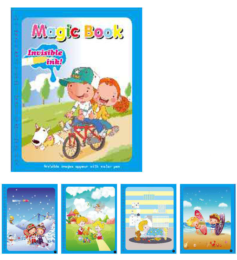 Children's Magic Water Painting Book Coloring And Coloring B | Jewelry & Accessories