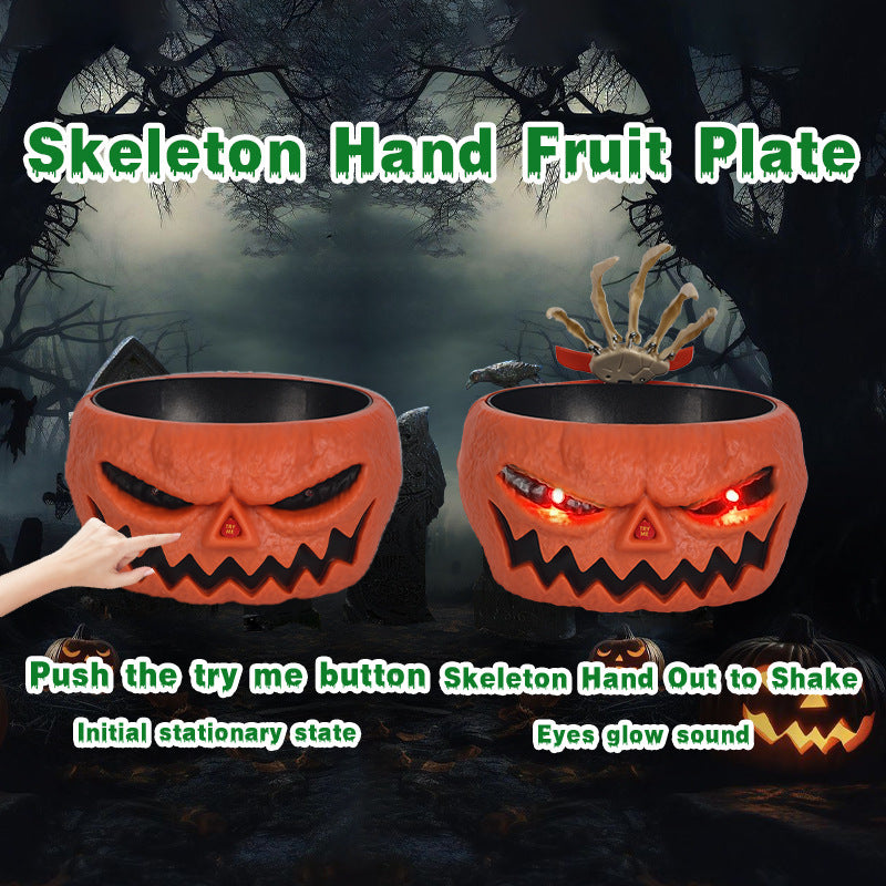 Halloween Candy Bowl Plastic Pumpkin Bowl With Motion Activa | Other