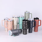 40 Oz Tumbler With Handle Straw Insulated, Stainless Steel S | Other