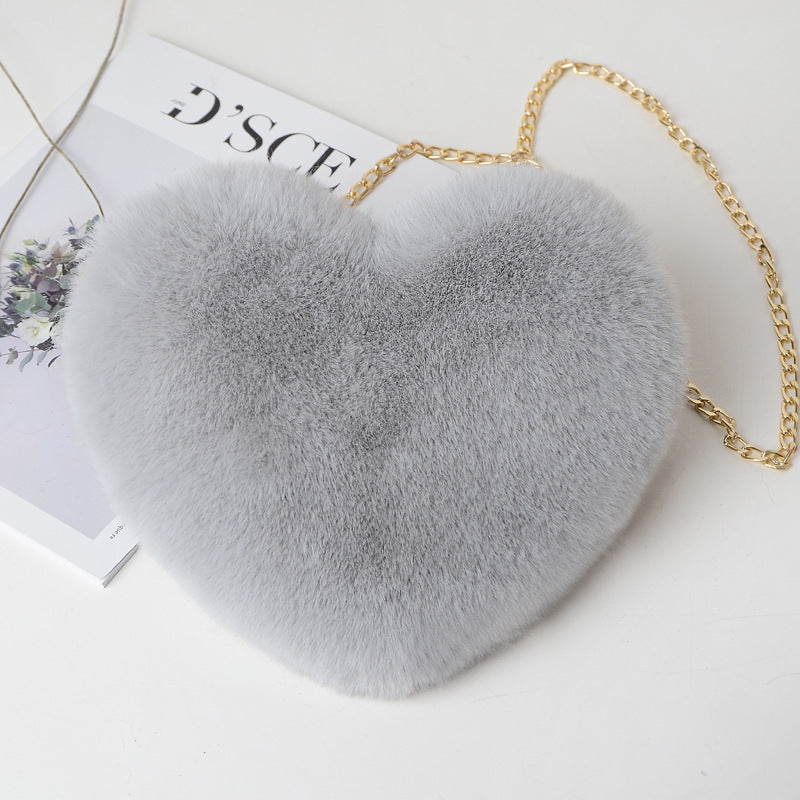 Love Bags For Women Plush Chain Shoulder Bags Valentine's Da | Luggage & Bags