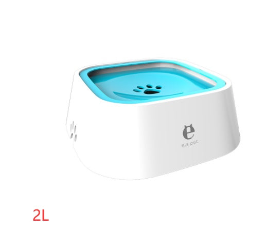 1.5l Cat Dog Water Bowl Carried Floating Bowl Anti-overflow | Other