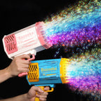Bubble Gun Rocket 69 Holes Soap Bubbles Machine Gun Shape Au | Other