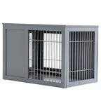 Dog Cage Furniture Metal Indoor Pet Cage Cage, Double Door E | Home & Garden