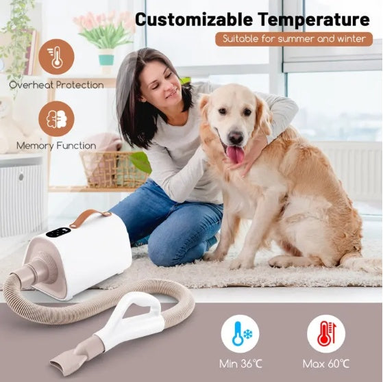 1 Pc Dog Cat Hair Blower With Negative Ion Function And Adju | Other