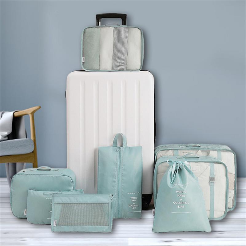 8-piece Set Luggage Divider Bag Travel Storage Clothes Under | Luggage & Bags