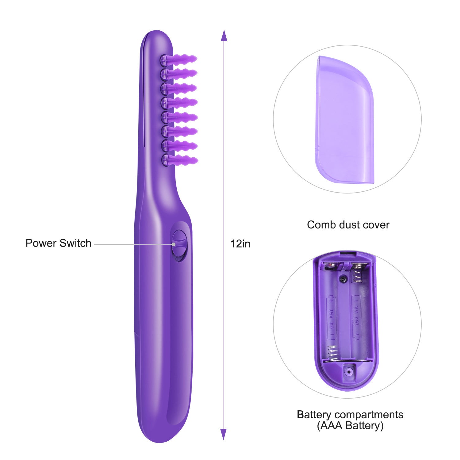 Electric Detangling Brush Scalp Massage Hair Brush | Other