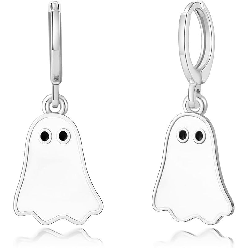 Halloween Ghost Earrings For Women Gold Ghost Huggie Hoop Ea | Jewelry & Accessories