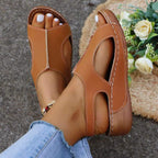 Summer Wedges Sandals With Elastic Band Design Casual Fi | Other