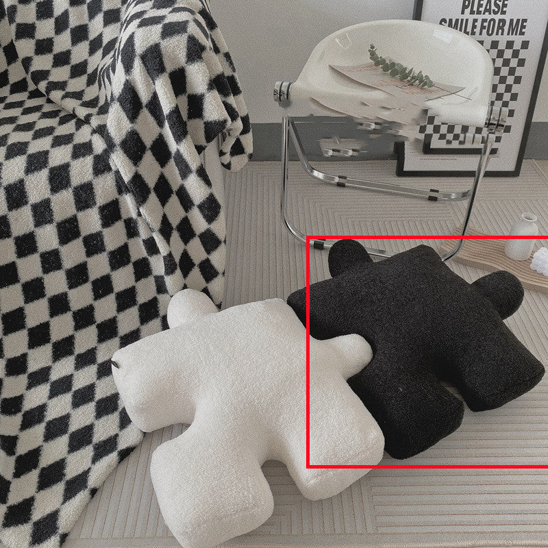 Fashion Stuffed Creative Puzzle Shaped Pillow Modern Splicea | Other