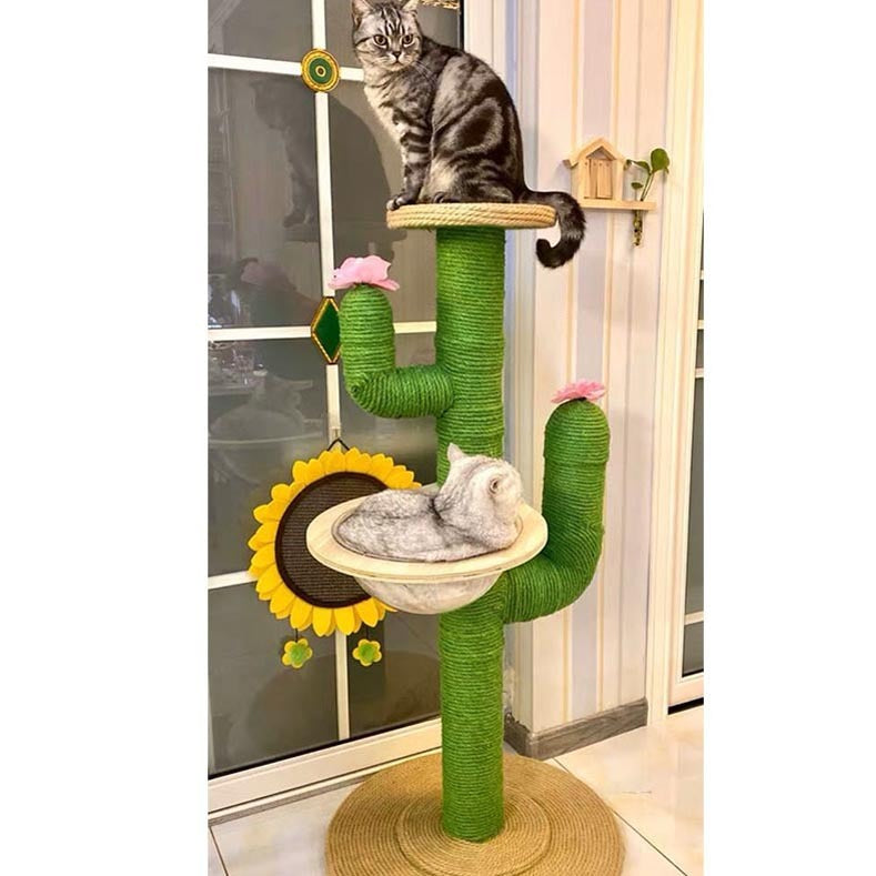 Cactus Cat Climbing Frame Self-made Diy Complete Material Pa | Other