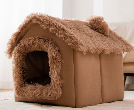 Foldable Dog House Pet Cat Bed Winter Dog Villa Sleep Kennel | Other