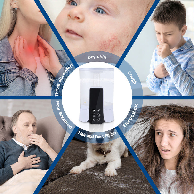 6l Large-capacity Humidifier Intelligent Timed Heating Spray | Other