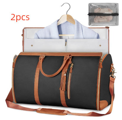 Large Capacity Travel Duffle Bag Women's Handbag Folding Sui | Luggage & Bags