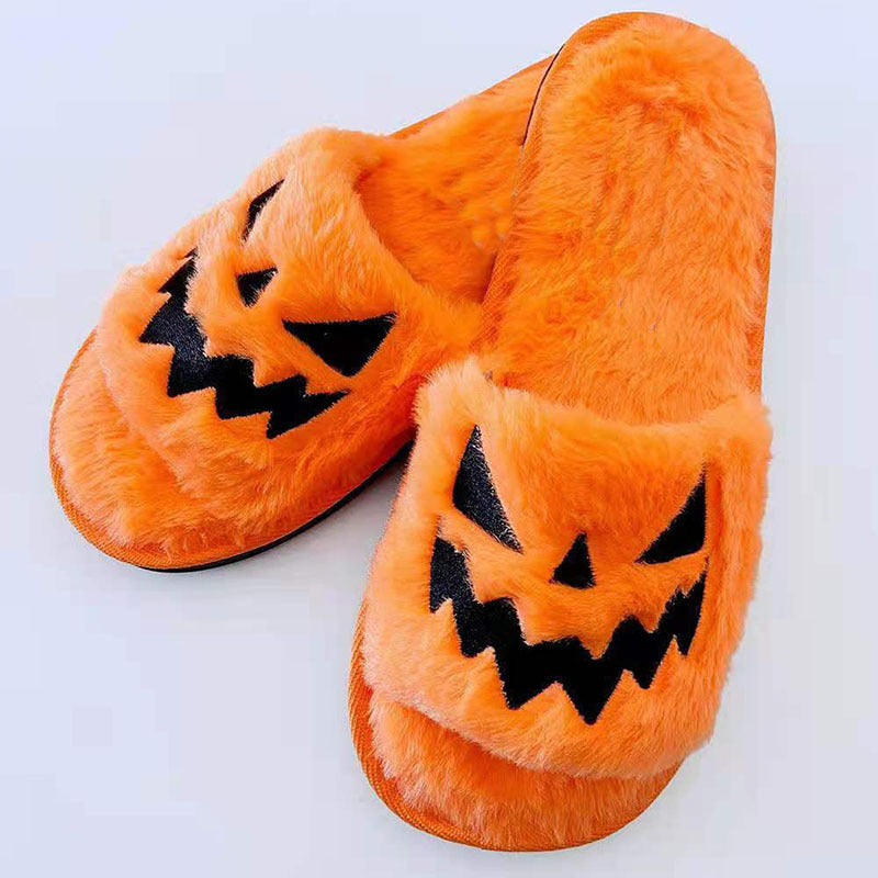 Halloween Shoes Winter Cute Warm Home Slippers Women | Shoes