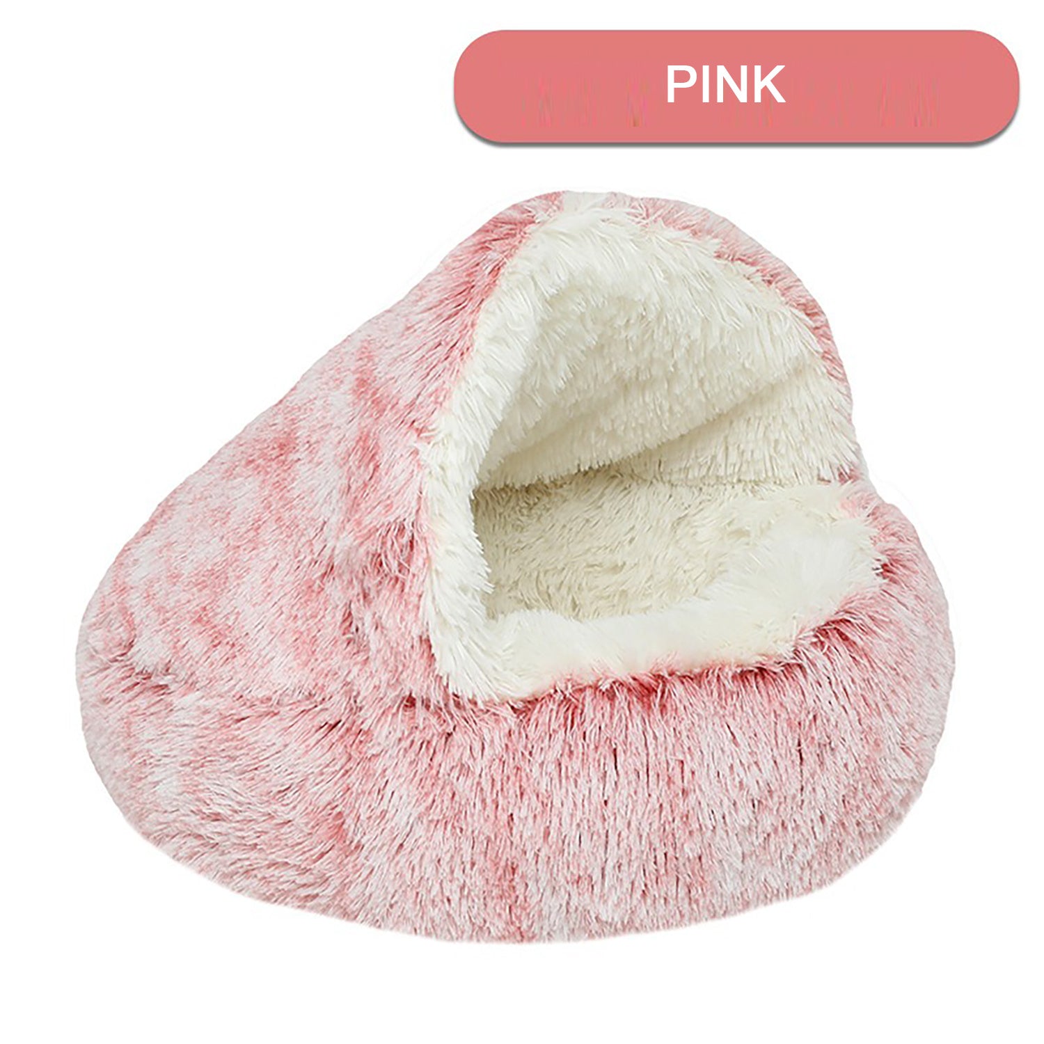 Luxurious Plush Round Cat Bed Cat Bed Round Soft Plush Burro | Other