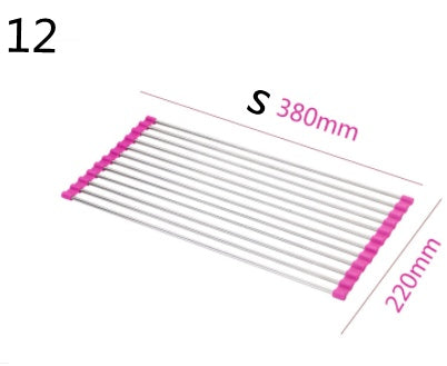 Folding Kitchen Drain Sink Rack Stainless Steel | Other
