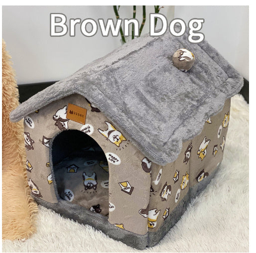 Foldable Dog House Pet Cat Bed Winter Dog Villa Sleep Kennel | Other