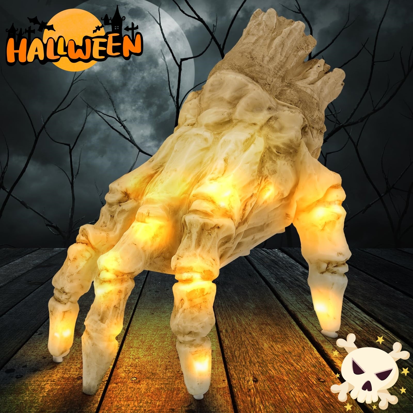Halloween Electric Luminous Crawling Hand Animated Decoratio | Other