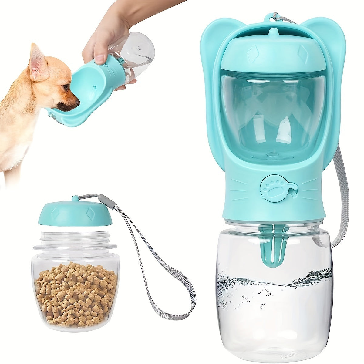 2 In 1 Dog Water Bottle, Leak Proof Portable Pet Water Bottl | Other
