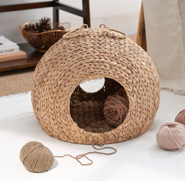Weaving Rattan Circular Cat Bed | Other