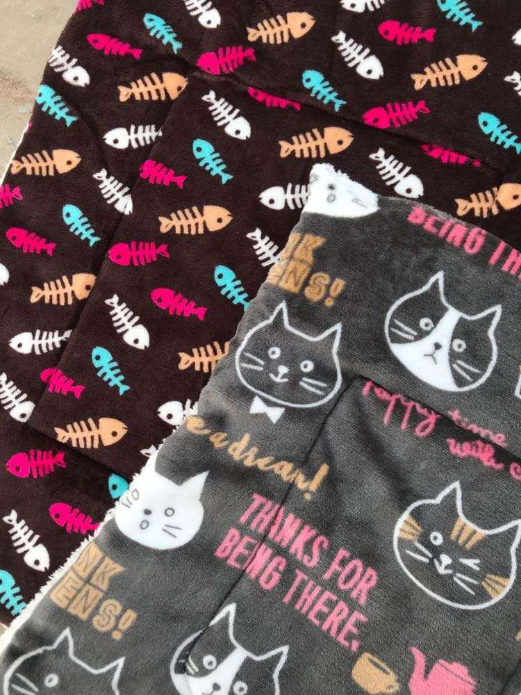 Pet Cartoon Thick Winter Warm Blanket | Other