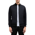 Lightweight Stand Collar Coat For Men Fashion Stitching Knit | Other