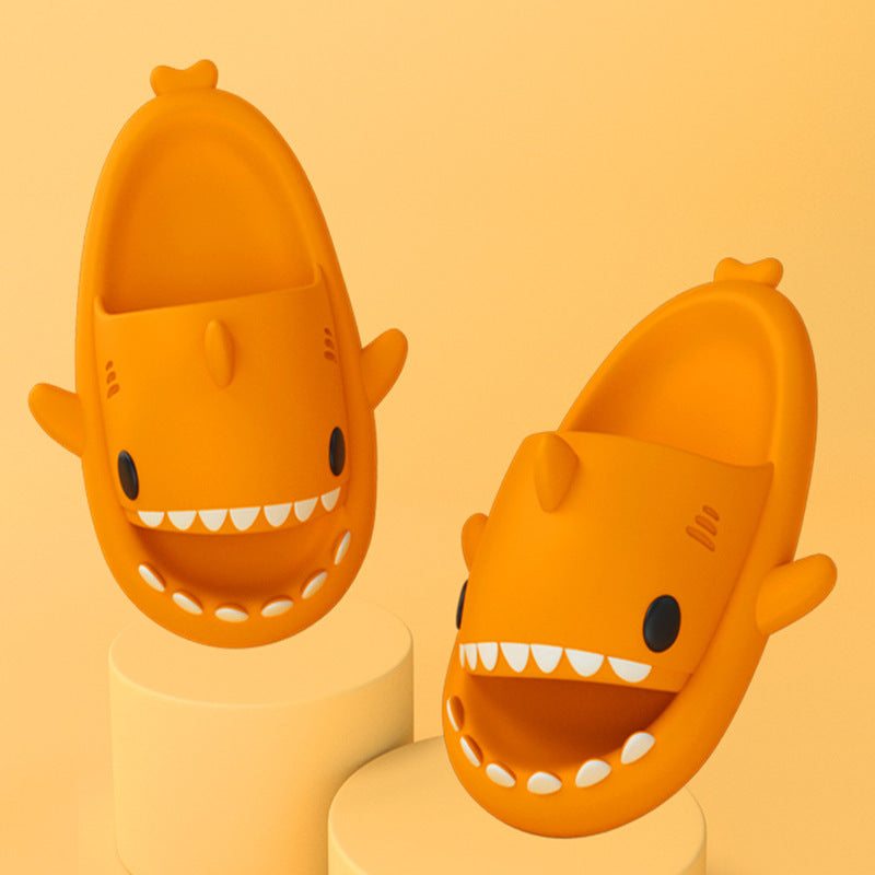Adult's Slippers Indoor Outdoor Funny Shark Cartoon | Other