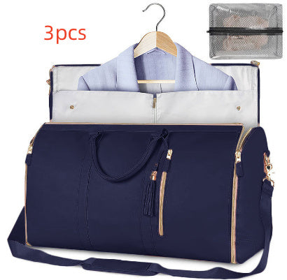 Large Capacity Travel Duffle Bag Women's Handbag Folding Sui | Luggage & Bags