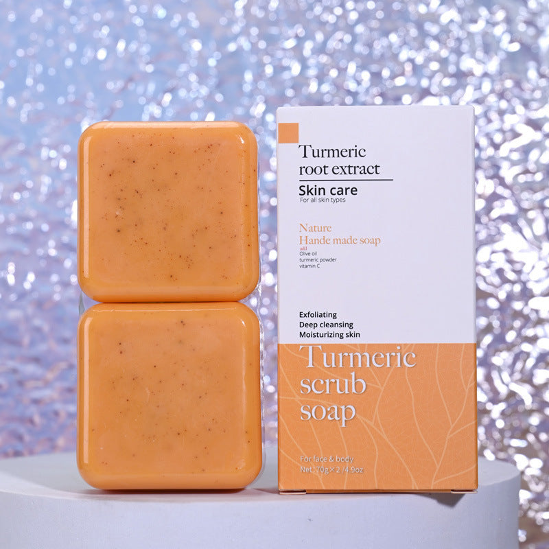 Frosted Handmade Cleansing Bath Turmeric Soap | Other