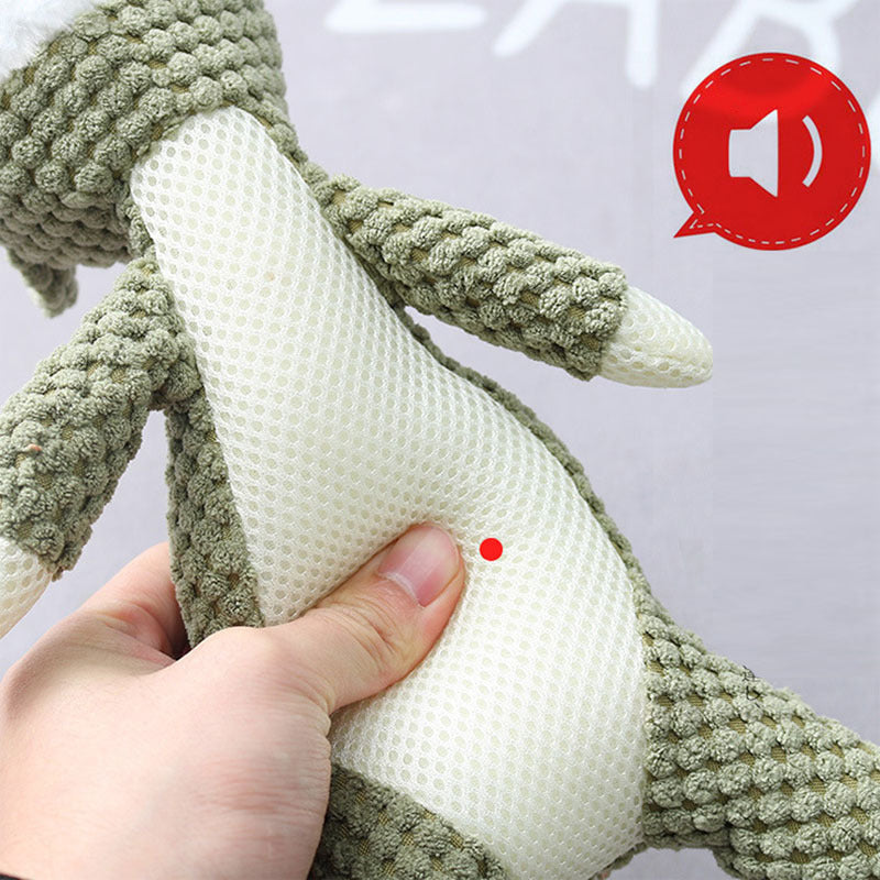 Plush Cartoon Puppy Dog Toy Pet Dog Chew Squeak Toy For Smal | Electronic Learning Toys