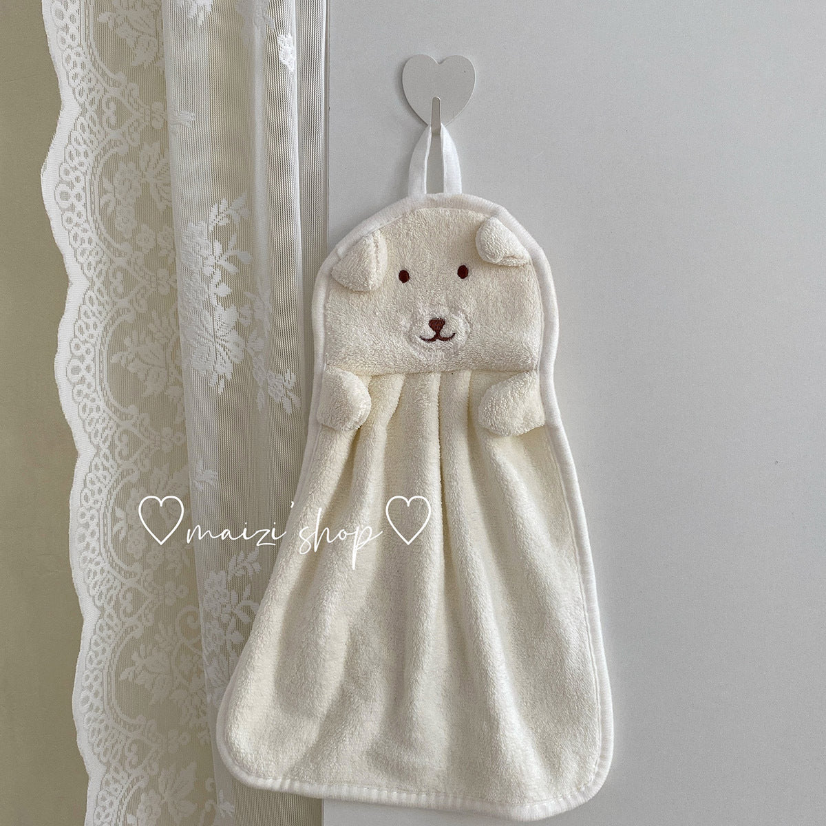 Towels Can Hang Coral Fleece Absorbent Towels To Wipe Face B | Other
