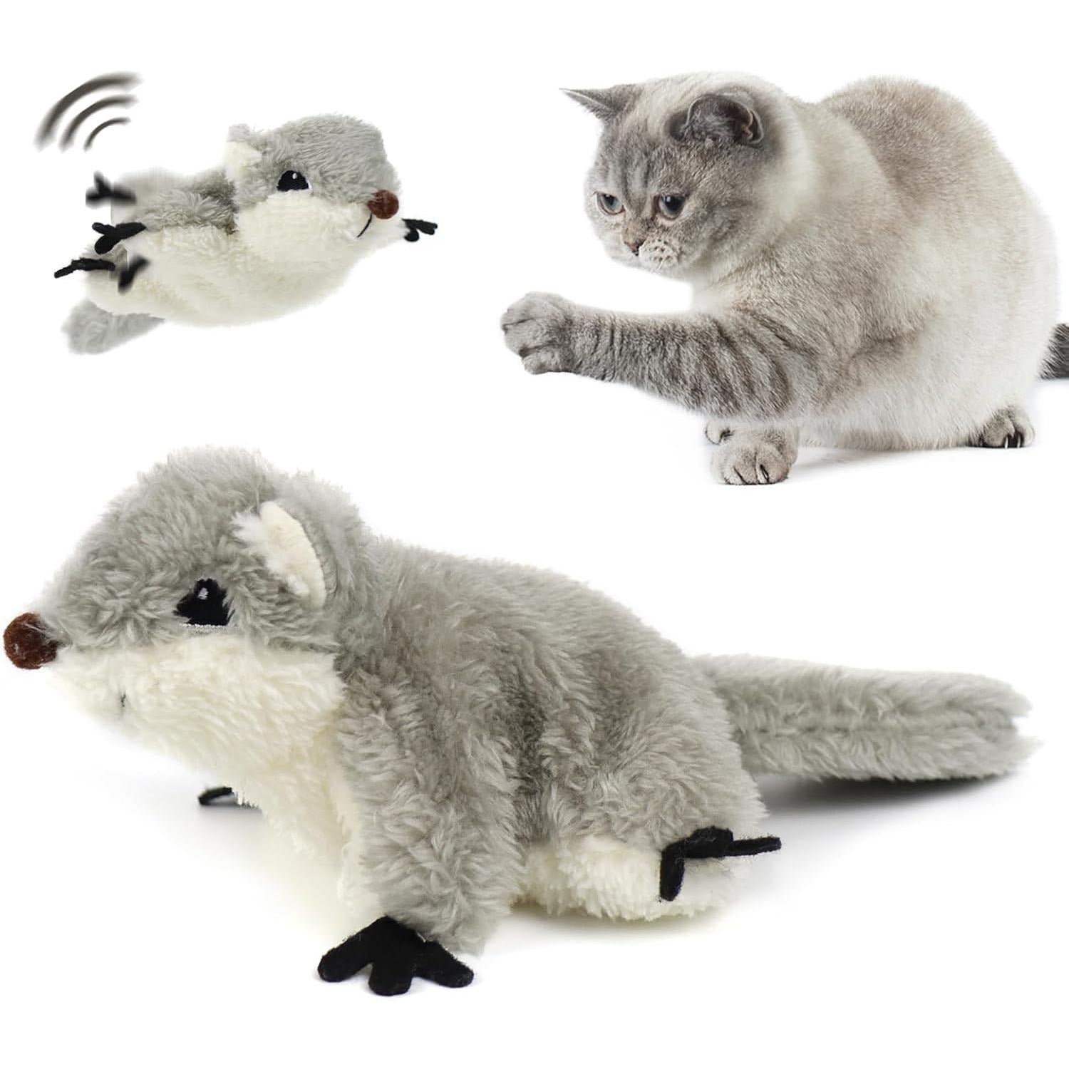 El Pet Toyprok, Cat Catnip Toy Flappingsquirrel, Rechargeabl | Electronic Learning Toys